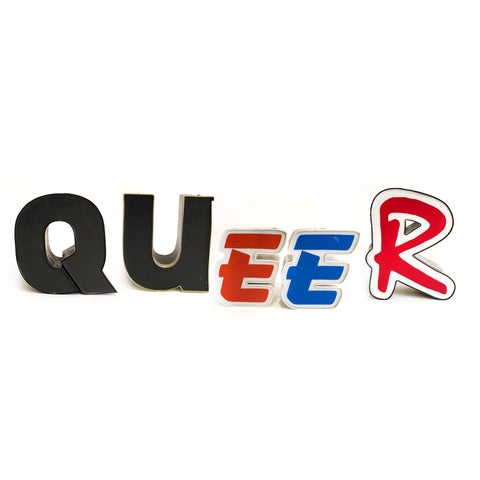 Queer Vintage Sign Letters